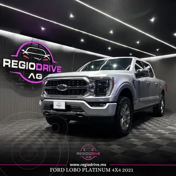 Ford Lobo Platinum Doble Cabina usado (2021) color Gris precio $869,900