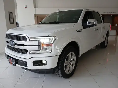 Ford Lobo Platinum Doble Cabina usado (2020) color Blanco financiado en mensualidades(enganche $223,178 mensualidades desde $17,066)