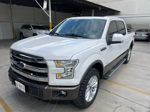 Ford Lobo Lariat 4x4 Cabina Doble usado (2015) color Blanco Oxford precio $460,000