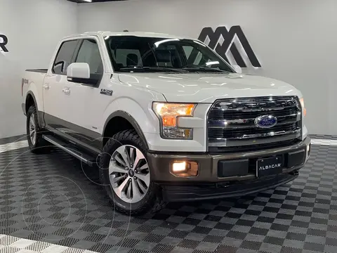 Ford Lobo Doble Cabina Lariat 4x4 usado (2017) color Blanco precio $599,900