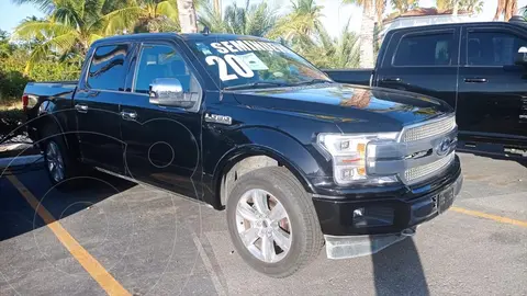 Ford Lobo PLATINUM CREW CAB 4X4 3.5L GTDI usado (2020) color Negro precio $794,000