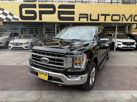 Ford Lobo Lariat usado (2023) color Negro financiado en mensualidades(enganche $199,600 mensualidades desde $16,306)