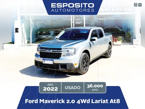 Ford Maverick 2.0T 4wd Lariat At8 usado (2022) color Gris precio $43.450.000