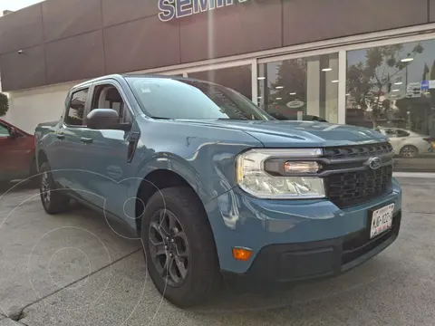 Ford Maverick XLT usado (2023) color Azul Acero financiado en mensualidades(enganche $109,978 mensualidades desde $12,347)