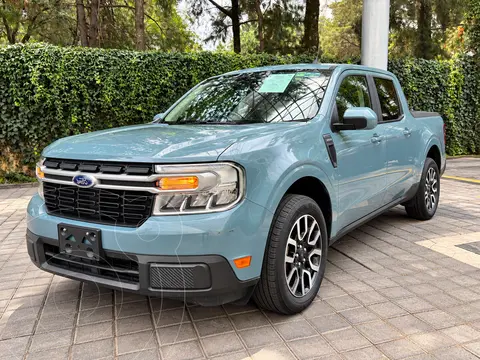 Ford Maverick Lariat usado (2022) color Azul Claro financiado en mensualidades(enganche $104,500 mensualidades desde $11,732)