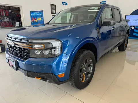 Ford Maverick XLT usado (2023) color Azul financiado en mensualidades(enganche $182,575 mensualidades desde $13,961)