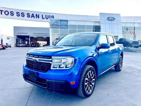 Ford Maverick Lariat usado (2022) color Azul financiado en mensualidades(enganche $131,780 mensualidades desde $12,994)