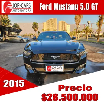 Ford Mustang 5.0 GT Aut usado (2015) color Negro precio $28.500.000