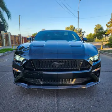 Ford Mustang 5.0L GT Aut usado (2019) color Negro financiado en cuotas(pie $8.700.000 cuotas desde $1.100.000)