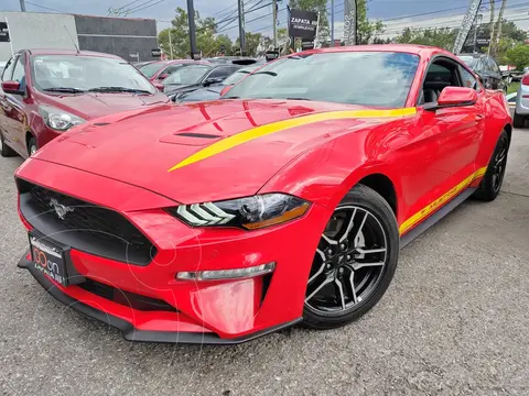 Ford Mustang EcoBoost Aut usado (2020) color Rojo financiado en mensualidades(enganche $176,000 mensualidades desde $10,208)
