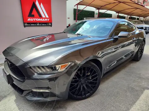 Ford Mustang EcoBoost Aut usado (2016) color Gris financiado en mensualidades(enganche $108,000 mensualidades desde $11,000)