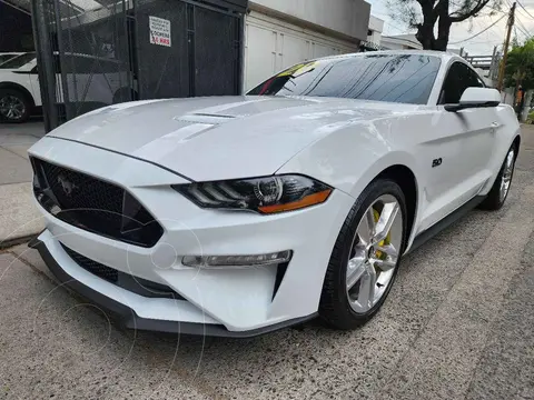 Ford Mustang V8 Aut usado (2020) color Blanco financiado en mensualidades(enganche $234,918 mensualidades desde $14,605)