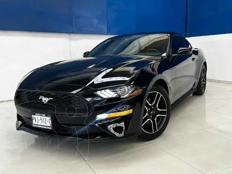 Ford Mustang Coupe 2.3L Aut usado (2019) color Negro financiado en mensualidades(enganche $149,625 mensualidades desde $10,754)