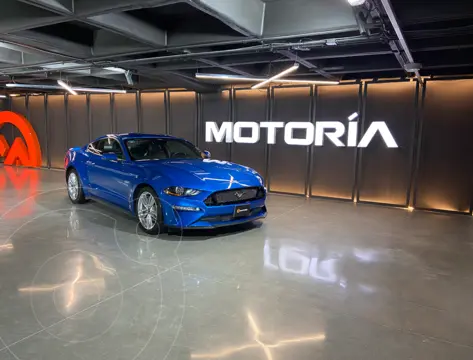 Ford Mustang GT Aut usado (2021) color Azul financiado en mensualidades(enganche $171,800 mensualidades desde $12,942)
