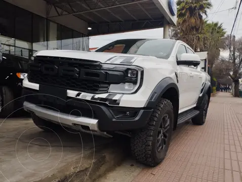 Ford Ranger Raptor 3.0L 4x4 nuevo color Blanco financiado en cuotas(pie $11.500.000)