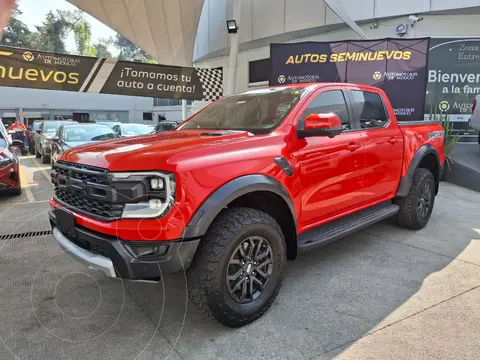 Ford Ranger Raptor 4x4 usado (2023) color Naranja financiado en mensualidades(enganche $190,000 mensualidades desde $21,880)