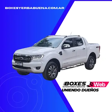 Ford Ranger Limited 3.2L 4x4 TDi CD Aut usado (2023) color Blanco Oxford financiado en cuotas(anticipo $12.600.000 cuotas desde $1.100.000)
