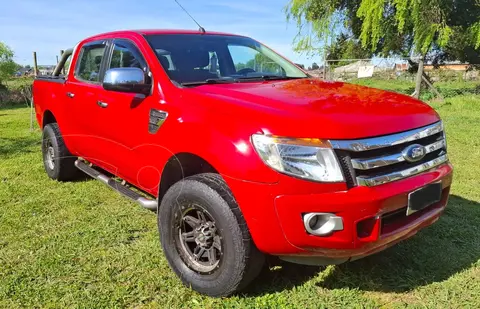 Ford Ranger 3.2L XLT Diesel 4x4 usado (2015) color Rojo precio $11.700.000