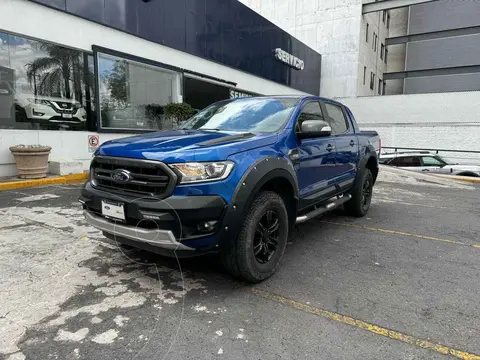 Ford Ranger XLT Diesel 4x4 Cabina Doble usado (2020) color Azul financiado en mensualidades(enganche $141,631 mensualidades desde $15,072)