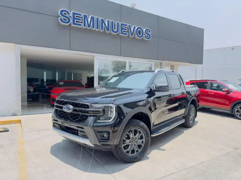 Ford Ranger Wildtrak Gasolina 4x4 usado (2023) color Negro financiado en mensualidades(enganche $191,400 mensualidades desde $21,488)