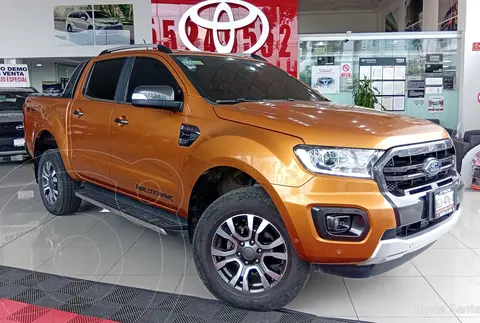 Ford Ranger Wildtrak 4x4 usado (2021) color Naranja precio $545,000