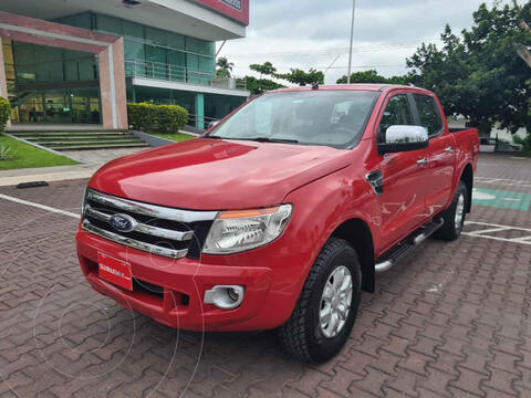 Ford Ranger XLT Cabina Doble usado (2016) color Rojo financiado en mensualidades(enganche $109,500 mensualidades desde $10,600)