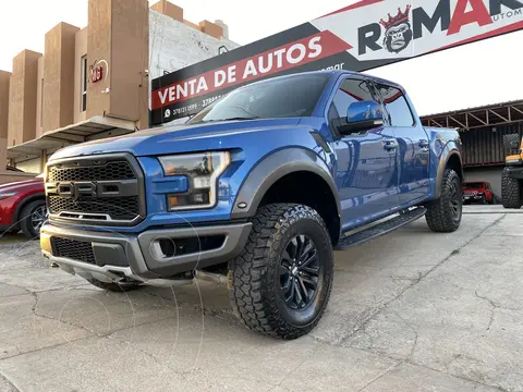 Ford Raptor Raptor Doble Cabina 4x4 (Equipo Adicional) usado (2019) color Azul Relampago financiado en mensualidades(enganche $279,000 mensualidades desde $27,599)