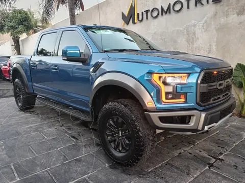 Ford Raptor Raptor Doble Cabina 4x4 usado (2019) color Azul financiado en mensualidades(enganche $375,000)