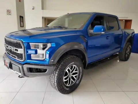 Ford Raptor Raptor Doble Cabina 4x4 usado (2018) color Azul financiado en mensualidades(enganche $286,125 mensualidades desde $21,880)