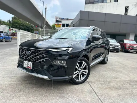 Ford Territory Titanium usado (2024) color Negro financiado en mensualidades(enganche $124,300 mensualidades desde $13,955)