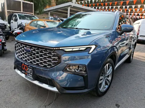 Ford Territory Titanium usado (2025) color Azul financiado en mensualidades(enganche $152,600 mensualidades desde $11,669)