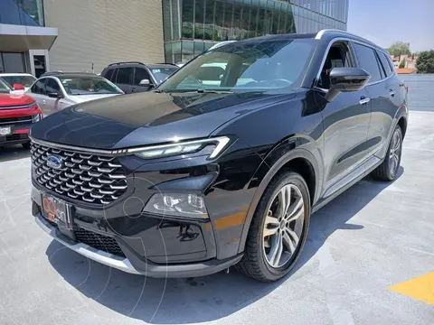 Ford Territory Titanium usado (2023) color Negro financiado en mensualidades(enganche $135,705 mensualidades desde $10,377)