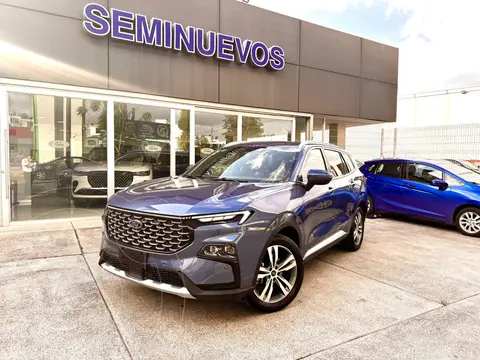 Ford Territory Titanium usado (2023) color Azul financiado en mensualidades(enganche $105,380 mensualidades desde $11,831)