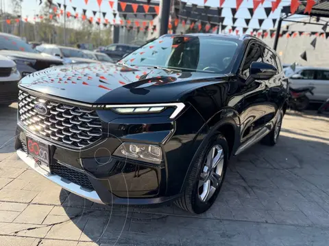 Ford Territory Trend usado (2023) color Negro financiado en mensualidades(enganche $122,625 mensualidades desde $9,377)