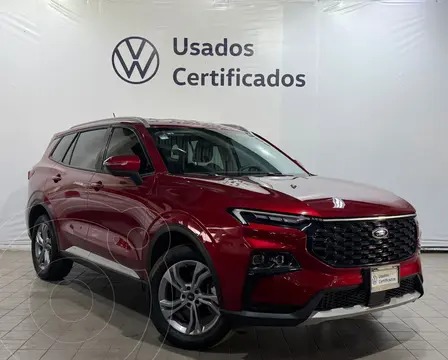 Ford Territory Ambiente usado (2024) color Rojo financiado en mensualidades(enganche $119,873 mensualidades desde $10,929)