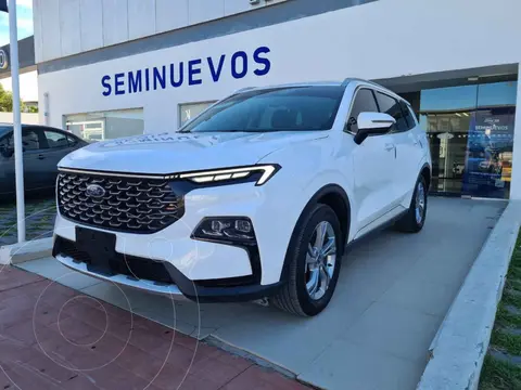 Ford Territory Trend usado (2024) color Blanco financiado en mensualidades(enganche $101,838 mensualidades desde $10,042)