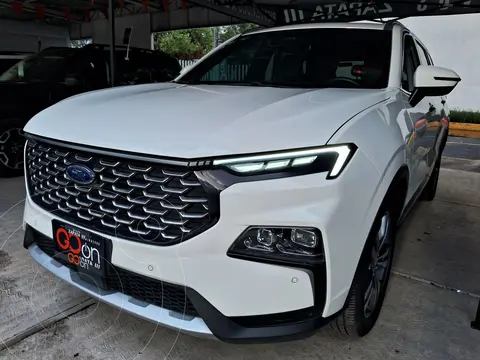 Ford Territory Titanium usado (2024) color Blanco financiado en mensualidades(enganche $147,150 mensualidades desde $11,252)
