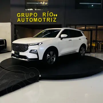 Ford Territory Titanium usado (2024) color Blanco financiado en mensualidades(enganche $65,538 mensualidades desde $13,818)