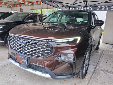 Ford Territory Titanium usado (2023) color caf financiado en mensualidades(enganche $140,338 mensualidades desde $10,732)