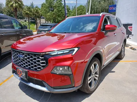 Ford Territory Titanium usado (2024) color Rojo financiado en mensualidades(enganche $147,150 mensualidades desde $11,252)