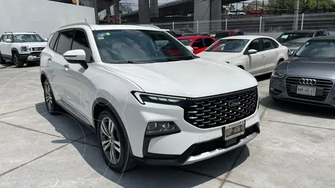 Ford Territory Titanium usado (2023) color Blanco financiado en mensualidades(enganche $215,270 mensualidades desde $9,248)