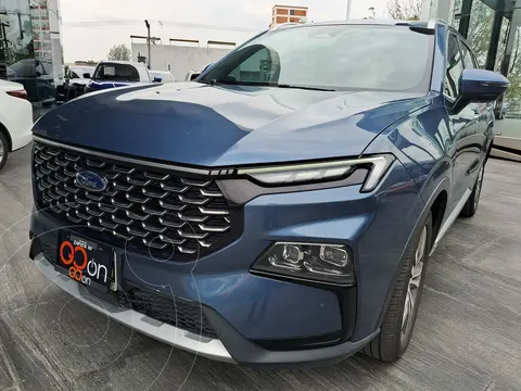 Ford Territory Titanium usado (2024) color Azul financiado en mensualidades(enganche $141,700 mensualidades desde $10,836)