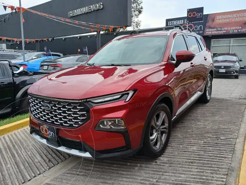 Ford Territory Trend usado (2023) color Rojo financiado en mensualidades(enganche $114,450 mensualidades desde $8,752)