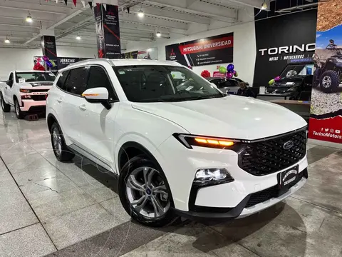 Ford Territory Ambiente usado (2024) color Blanco financiado en mensualidades(enganche $122,598 mensualidades desde $9,379)