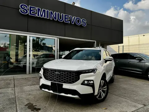 Ford Territory Titanium usado (2024) color Blanco financiado en mensualidades(enganche $151,800 mensualidades desde $17,042)