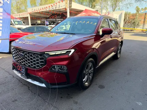 Ford Territory Trend usado (2024) color Rojo financiado en mensualidades(enganche $127,802 mensualidades desde $9,773)
