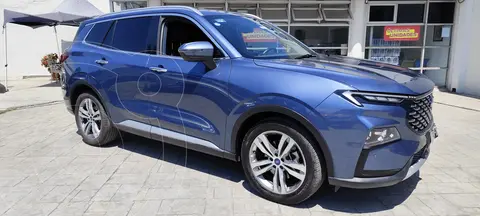 Ford Territory Titanium usado (2023) color Azul financiado en mensualidades(enganche $151,752 mensualidades desde $126,899)