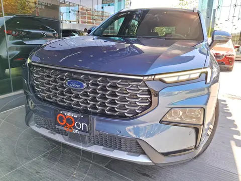 Ford Territory Titanium usado (2023) color Azul financiado en mensualidades(enganche $123,988 mensualidades desde $9,481)