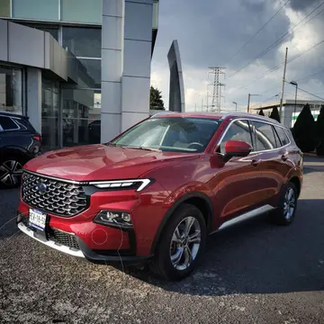 Ford Territory Trend usado (2023) color Rojo financiado en mensualidades(enganche $101,920 mensualidades desde $11,119)