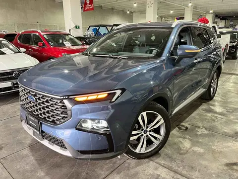 Ford Territory Titanium usado (2023) color Azul financiado en mensualidades(enganche $152,328 mensualidades desde $11,653)